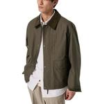 Практичная короткая куртка Uniqlo, 57 оливковый - фото