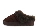Тапочки Journee Blair Clog Siipper, темно-коричневый - фото 7