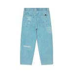 Брюки с вышитым логотипом A Bathing APE Aape, синий - фото 3