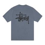 Футболка Stussy Basic Tee Pigment Dyed, Navy - фото 2