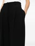 Emporio Armani high-waist pleated trousers, черный - фото 5