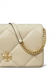 Стеганая сумка через плечо Kira Tory Burch, нейтральный - фото 4