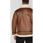 Куртка Alpha Industries B3 FL, коричневый - фото 4