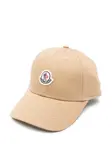 Кепка с нашивкой-логотипом MONCLER, нейтральный - фото