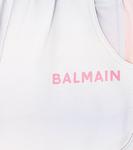 Хлопковые шорты с принтом Balmain, разноцветный - фото 3