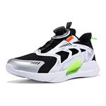 Детские кроссовки GS Low-top Black/New Metal Silver Xtep, черный - фото 3