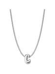 Glanzstücke München Серебряное колье в виде буквы С - фото