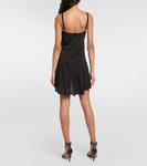 Мини-платье Diana из джерси макраме Isabel Marant, черный - фото 3