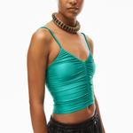 Alexander Wang Женские майки Green - фото 7