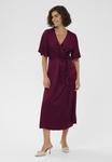 Платье Kaffe KAamara Wrap Dress, Burgundy/Bordeaux - фото