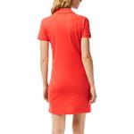 Платье с короткими рукавами женское красное Lacoste - фото 3