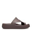 Сандалии GETAWAY PLATFORM TOE LOOP Crocs, цвет Truffle - фото