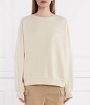 Свитшот женский Boss Orange свободного кроя, бежевый - фото