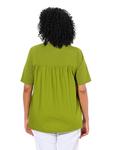Футболка Ulla Popken, цвет grasgrün - фото 3