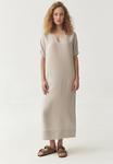 Платье макси TATUUM, бежевый - фото