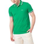 Футболка поло мужская зеленая HUGO BOSS - фото 4