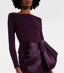 Платье Kori с открытыми плечами Solace London, Aubergine - фото 4