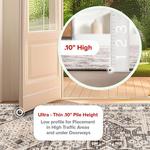 Ковер с медальоном Eira, влагонепроницаемый Nuloom, 153x244 см - фото 6