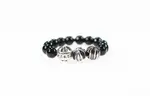 Chrome Hearts Серебряное кольцо унисекс черное - фото 8