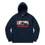 Толстовка fw18 the killer hooded sweatshirt navy Supreme, синий - фото