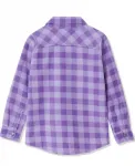 Фланелевая кофта для девочек Lands' End, фиолетовый - фото 2