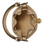 Кожаная мини-сумка-ведро с монограммой TORY BURCH, basic set (bag+dust bag) - фото 4