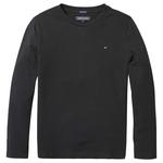 Футболка с длинным рукавом Tommy Hilfiger Basic Knit, черный - фото