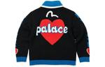 Куртка buy x evisu cowichan knit 'black blue' Palace, черный - фото 2