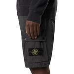 Шорты карго с компасом STONE ISLAND, серый - фото 5