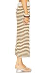 Юбка Alexis A.L.C., parchment & aged bronze stripe - фото 3