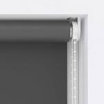 Рулонная штора блекаут 60/190 см, антрацитовый - фото 3