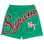 Шорты Supreme Big Script Mesh Short, зеленый - фото