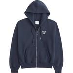 Свитшот женский Abercrombie＆Fitch, синий - фото