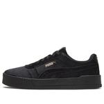 Кроссовки carina velvet black/gold Puma, черный - фото