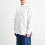 Рубашка Оксфорд с X-образными балками и Лизой Studio Nicholson, белый - фото 2