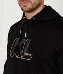 Толстовка мужская Karl Lagerfeld с контрастной отделкой, черный - фото 4