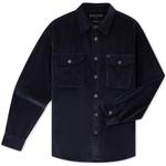 Велюровая рубашка Tommy Hilfiger, синий - фото 3