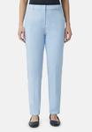Брюки comma CIGARETTE EXTENSIBLE À PLIS DE REPASSAGE, Hellblau/Light Blue - фото