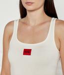 Топ Hugo Bodywear Slim Fit, экрю - фото 3