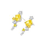 DESIGN CIRCLES Серьги-гвоздики из серебра 925 пробы - фото 4