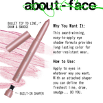 Тени для век Shadowstick about-face, Baroque (pearly pinky ice) - фото 5