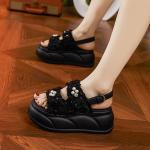 Римские сандалии женские Milan Love Song, черный - фото 6