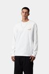 Лонгслив American Script Carhartt, белый - фото