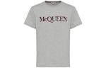 Футболка с логотипом Alexander McQueen, серый - фото 3