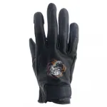 Защитные перчатки Helstons Feline perforated leather, черный - фото