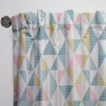 Шторы Designart Diamond Retro Pattern I, синий - фото 2