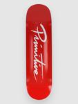Дека для скейтборда Primitive Nuevo Script 8.125″ Skateboard Deck, red - фото