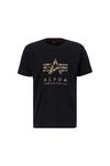 Рубашка ALPHA INDUSTRIES Camo PP T, черный - фото