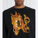 Толстовка обычного кроя Palm Angels, черный - фото 3