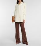 Вязаные брюки Aya SIR, Chocolat - фото 2